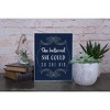 She believed She Could so She Did 8 x 10 Wood Print Overlay Wall Art Sign Plaque - 2 of 4