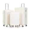 KTMBDW  Luggage 3 Piece Set Suitcase Spinner Hardshell Lightweight Durable with Combination Lock, Carry on Suitcase - 20"/24"/28" - 2 of 4