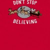 Famous In Real Life Men's Don'T Stop Believing Short Sleeve Graphic Cotton T-Shirt - 2 of 3