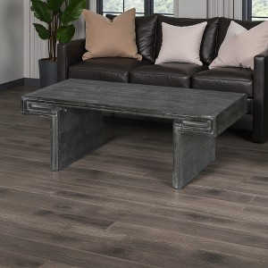 48" Reclaimed Wood 2-Tier Rectangular Coffee Table - 1 of 4