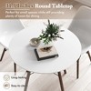 Resenkos Kitchen Table and Chairs Sets,Dining Table Set,5 Pieces Dining Table Set With Solid Wood Leg-Beige - 4 of 4
