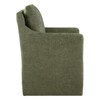 Spruce&Spring Dining Arm Chair with Caster Wheels Fabric Fully Assembled - 3 of 4
