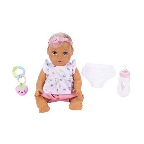 DC-BEAUTIFUL 4 Pcs Doll Diapers Doll Underwear and 2 Pcs Doll Bibs
