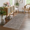 Washable Modern Solid Textured Rug Non Slip Low Pile Rug Soft Contemporary Throw Floor Cover Foldable Indoor Carpet for Living Room Bedroom - 3 of 4