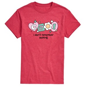 Men's - Instant Message - Cool I Dont Remember Asking Short Sleeve Graphic T-Shirt - 1 of 4