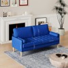 NicBex Modern Upholstered Loveseat Sofa Small Couch with Deep Cushions & Wooden Nature Legs,Couch Lounge Sofa for Living Room,Department - 2 of 4