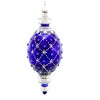 Glitter Lab 6.0 Inch Jeweled Oval Drop Christmas Tree Ornament , Christmas Decor Poland Glass Holiday (1PC) - 3 of 4