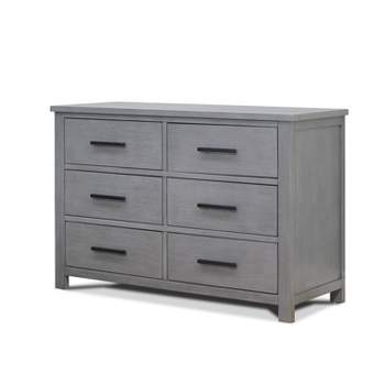 Sorelle Westley 6-Drawer Double Dresser - Gray