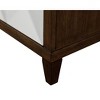 Martin Furniture Modern Geometric Design Wood Console for TVs up to 40" White/ Brown - Stellar Collection: With Storage & Cable Management - 4 of 4