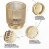 Unique Bargains Glass Cosmetic Makeup Brush Holder 1 Pc - 3 of 4