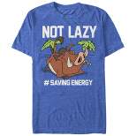 Men's Lion King Pumbaa Not Lazy T-Shirt