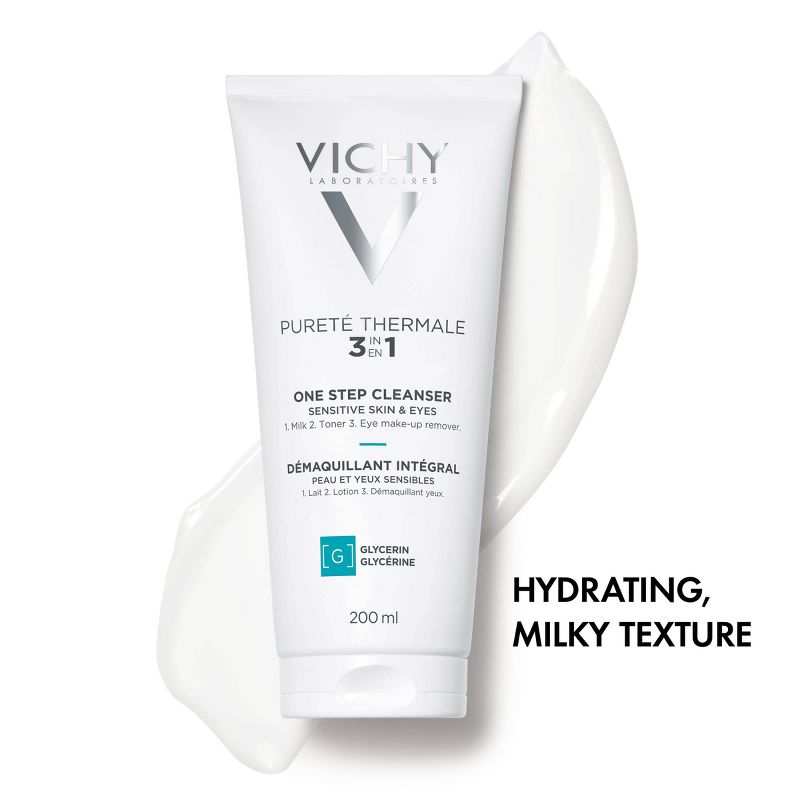 Vichy Puret&#233; Thermale 3-in-1 One Step Facial Cleanser - Unscented - 6.7 fl oz, 4 of 10