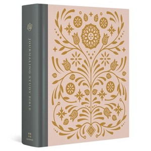 ESV Journaling Study Bible (Cloth Over Board, Blush/Ochre, Floral Design) - (Hardcover) - 1 of 1