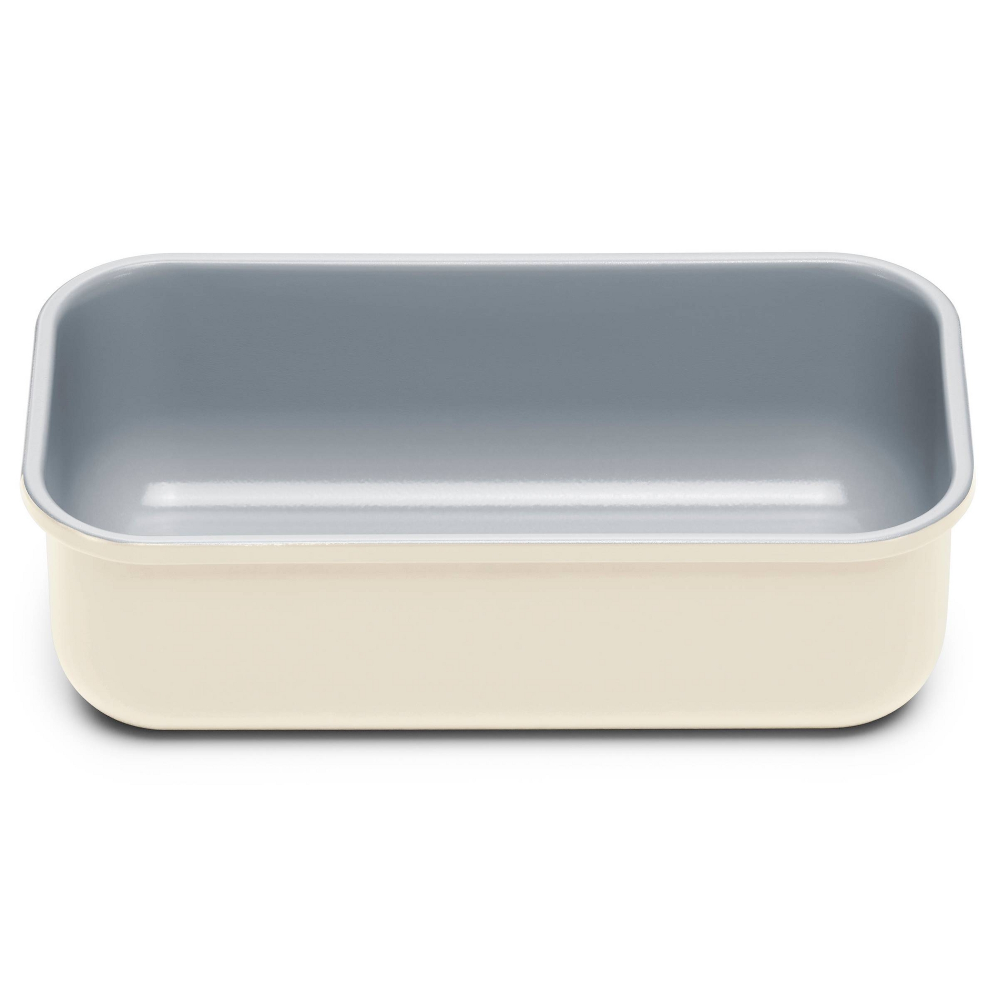 Caraway Home 4.49" Nonstick Ceramic Loaf Pan Cream: Bread Loaf Pan, Aluminized Steel, Hand Wash, Caraway Bakeware