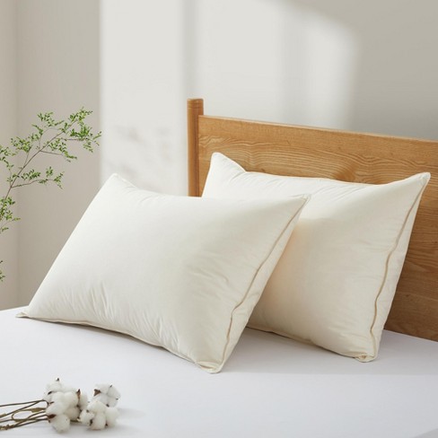 Cotton cover pillows best sale