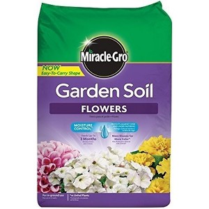 Miracle-Gro Garden Soil for Flowers, In-Ground Use with Moisture Control , Feeds up to 3 Months, 1.5 cu ft - 1 of 4