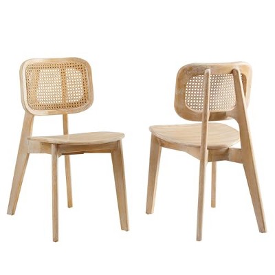 Modway Habitat Wood Dining Side Chair Set of 2