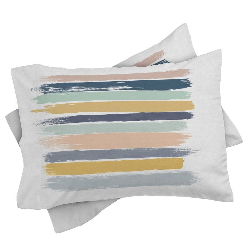 Orara Studio Pastel Stripes Comforter Set - Deny Designs, 4 of 5