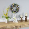 Northlight Speckled Eggs and Flowers Easter Wreath - 13" - image 2 of 4