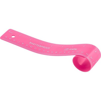 Enday 12 (30cm) Flexible Ruler, Pink : Target