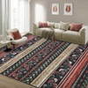 Area Rug for Living Room, Low Pile, High Traffic Indoor Carpet, Modern Floral, Fade-Resistant, Non-Slip, Contemporary Boho Rug for Baby Room - 4 of 4