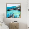 Amanti Art Mountain Lake 1 by Elan Studios Canvas Wall Art Print Framed - 4 of 4