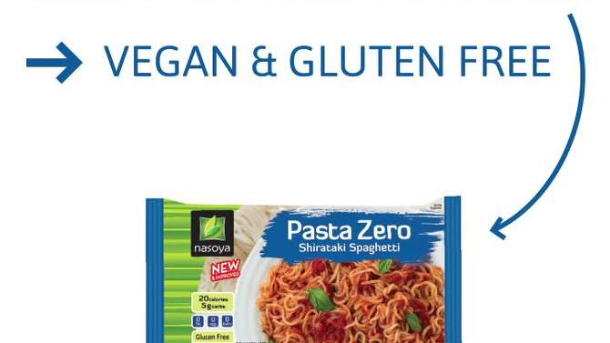 Nasoya Gluten Free Vegan Zero Spaghetti Shaped Shirataki - 8oz, 2 of 7, play video