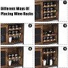 Wine Bar Cabinet with Detachable Wine Rack and Storage, Coffee Bar with Glass Holder, Small Sideboard - 4 of 4