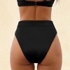 Women's Sensorial Spring Red V-Waist High Leg Cheeky Bikini Bottom - Cupshe - 4 of 4