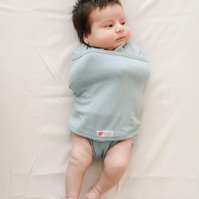 embe Newborn Swaddle Wrap (0-3 months) Arms-In, Legs-In/Legs-Out, 4 of 6