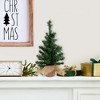 Northlight 1.5 FT Unlit Artificial Christmas Tree Mixed Green Pine in Burlap Base - 2 of 4