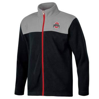 NCAA Ohio State Buckeyes Boys' Fleece Full Zip Jacket