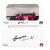 Pagani Huayra Roadster BC Red Metallic and Carbon with Red and White Stripes 1/64 Diecast Model Car by LCD Models - 3 of 3