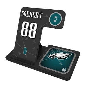 NFL Philadelphia Eagles Players Game Tactic 15-Watt 3 in 1 Charging Station - 1 of 4