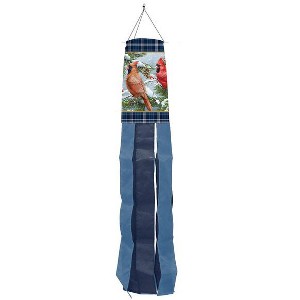 Briarwood Lane Winter Wintertime Cardinals Windsock Wind Twister 40x6 - 1 of 2