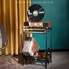 TOBILI Record Player Stand with Storage for Living Bedroom Office - 4 of 4