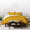 Schatzi Brown Libby Floral Marigold Duvet Cover Set Yellow - Deny Designs - image 4 of 4