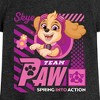 Girls' - Paw Patrol - Team Paw Skye Fitted Short Sleeve Graphic T-Shirt - 2 of 4