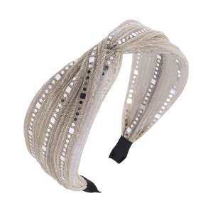 Unique Bargains Women's Sequin Wide Headbands 1 Pc - 1 of 4