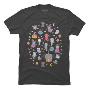 Men's Design By Humans Cute Halloween By kostolom3000 T-Shirt - 1 of 2