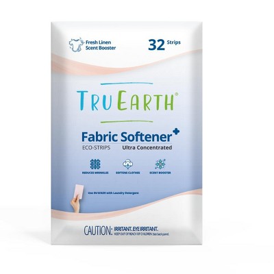 Tru Earth Eco-Strips Fabric Softener Fresh Linen Eco-Friendly - 32-Load Pack