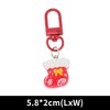 Unique Bargains Christmas Keychain Lobster Clasp Alloy Resin 2.28"x0.79" 1 Pc - 2 of 3