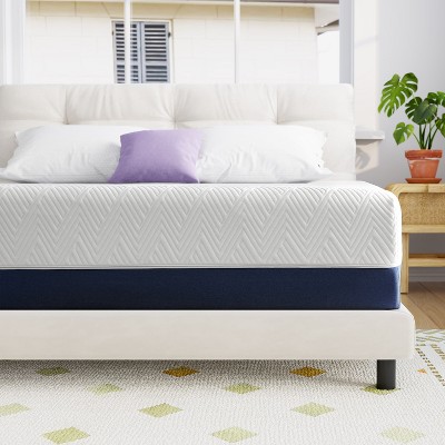 Twolike 12 Inch Comfort Memory Foam Mattress with Breathable & Removable Cover, without Fiberglass for Safer Sleep