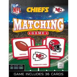MasterPieces Officially Licensed NFL Kansas City Chiefs Matching Game for Kids and Families - 1 of 4
