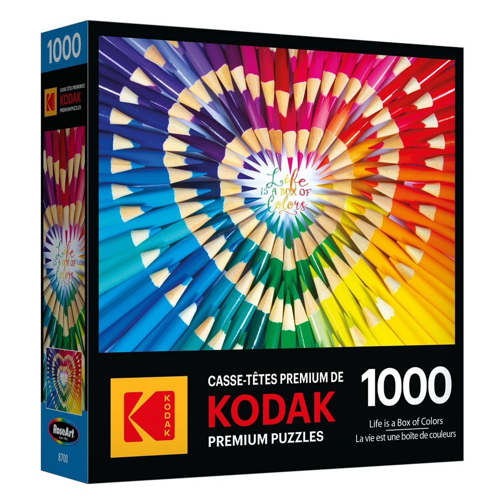 RoseArt Life Is A Box Of Colors Jigsaw Puzzle - 1000pc