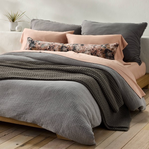 Almohada Decorativa King Euro de Mezcla de Lino Pesado - Casaluna™ 7