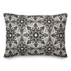 Creative Products Faded Black Gray Medallions 14x20 Indoor / Outdoor Pillow - 2 of 4