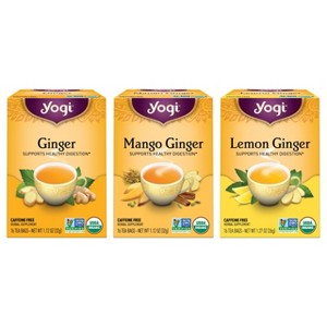 Yogi Tea - Ginger Tea Variety Pack Sampler -  48 ct, 3 Pack - 1 of 4
