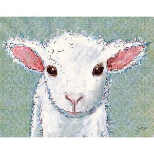Oopsy Daisy's Little Lamb Baby Canvas Wall Art - Size 14x10 - 1 of 1