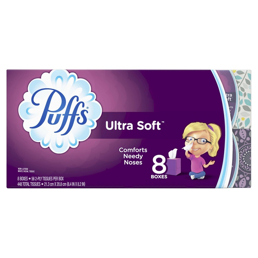 UPC 037000353058 product image for Puffs Ultra Soft Facial Tissue - 8pk | upcitemdb.com